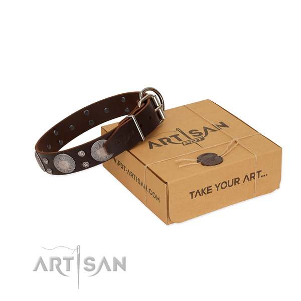 Amazing FDT Artisan dog collar made with love