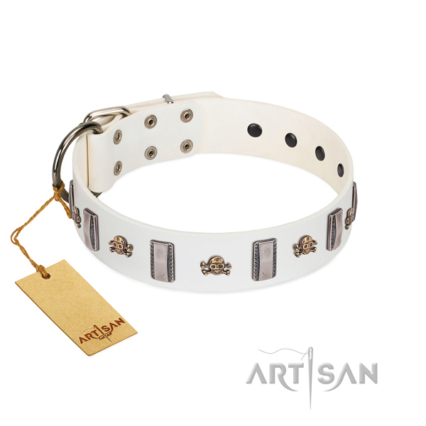 Fabulous FDT Artisan leather dog collar