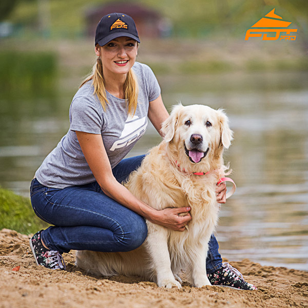 Snapback Cap of Dark Grey Color for Dog training