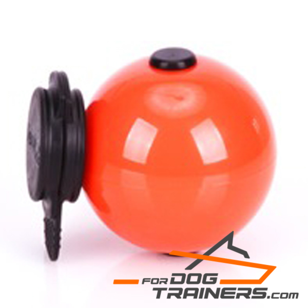 Orange Dog Ball of Matchless Quality Plastic