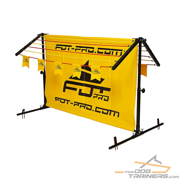 Brand New Aluminum/Polyster Dog Barrier for Long Jump Training