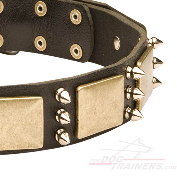 New design Leather Dog Collar