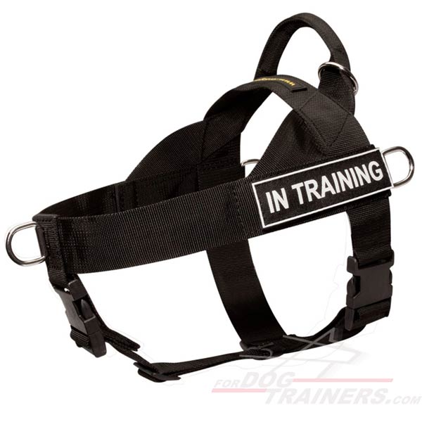 Light Nylon K9 Harness for Police / Military Service